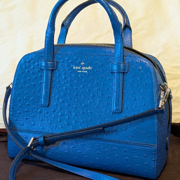 Kate Spade Riverside Street Ostrich Small Small Felix - Picture 1 of 6